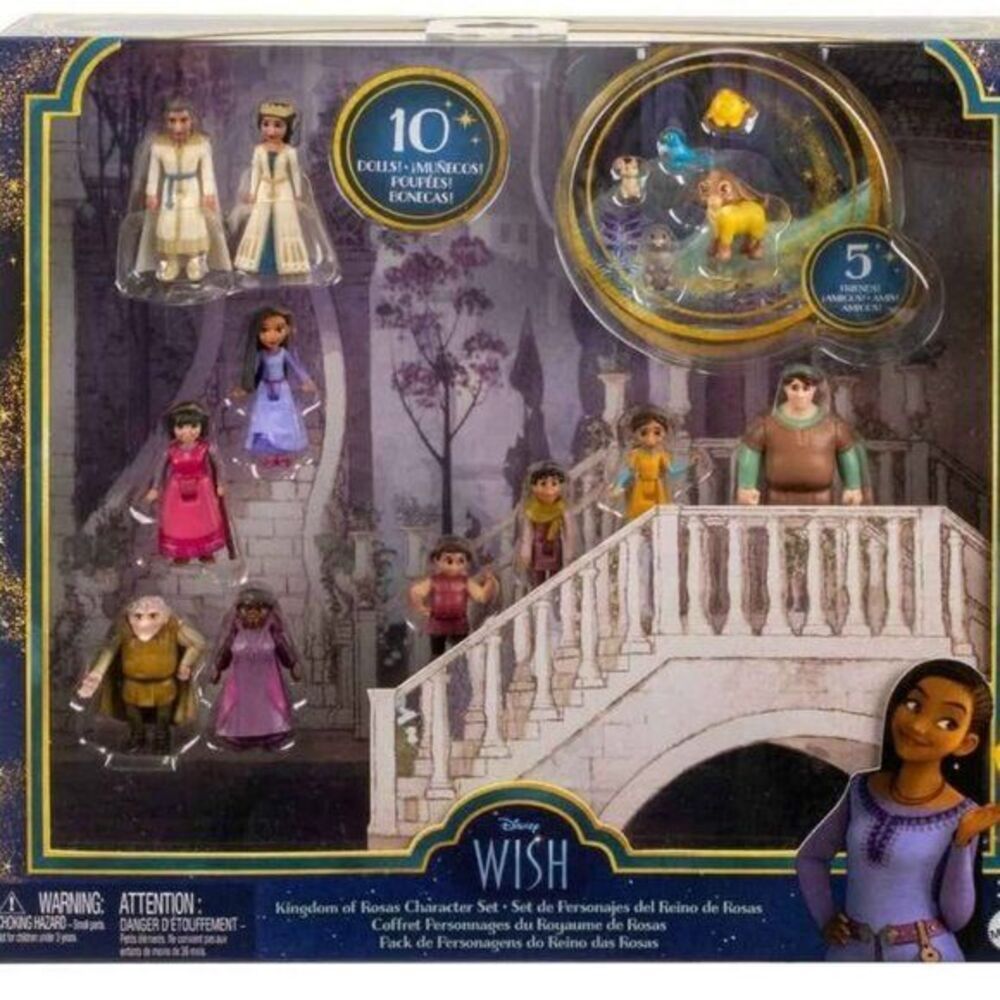 Disney Mattel Wish Poseable Kids Doll w/ Star & Valentino